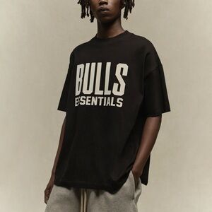 Fear of God Black Short Sleeve Tee